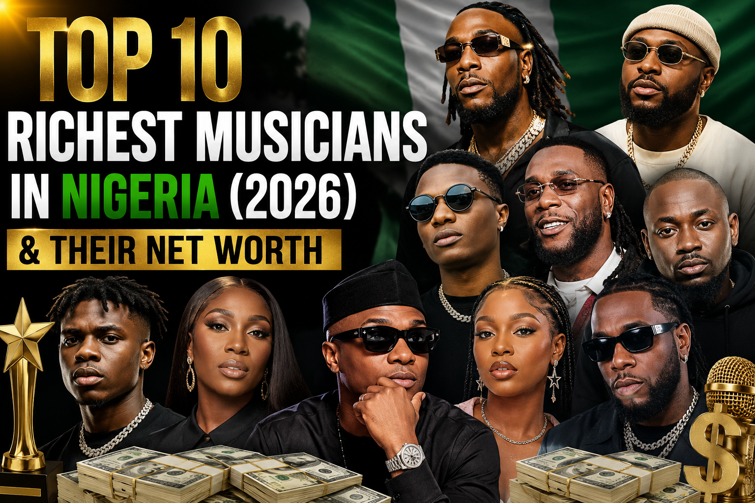 Top 10 Richest Musicians in Nigeria